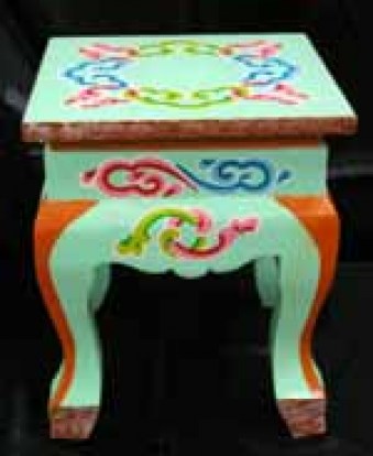 tabouret vert